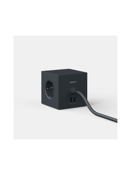 Avolt - Square 1 USB A Stockholm -jatkojohto - BLACK | Stockmann - photo 4
