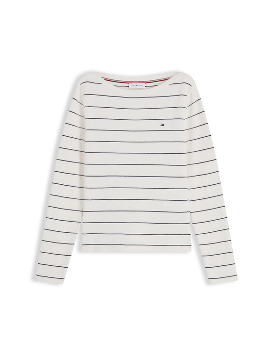 Tommy Hilfiger - Boat džemperis - 0X8 IVORY PETAL/DARK N NAVY STP | Stockmann - photo 1