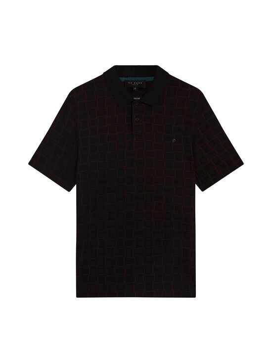 Ted Baker London - Eduard Square Jacquard -pikeepaita - BLACK - photo 1 Ted Baker London - Eduard Square Jacquard -pikeepaita - BLACK | Stockmann - photo 1
