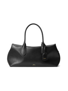 Polo Ralph Lauren - Nahkkott Satchel Medium - BLACK | Stockmann