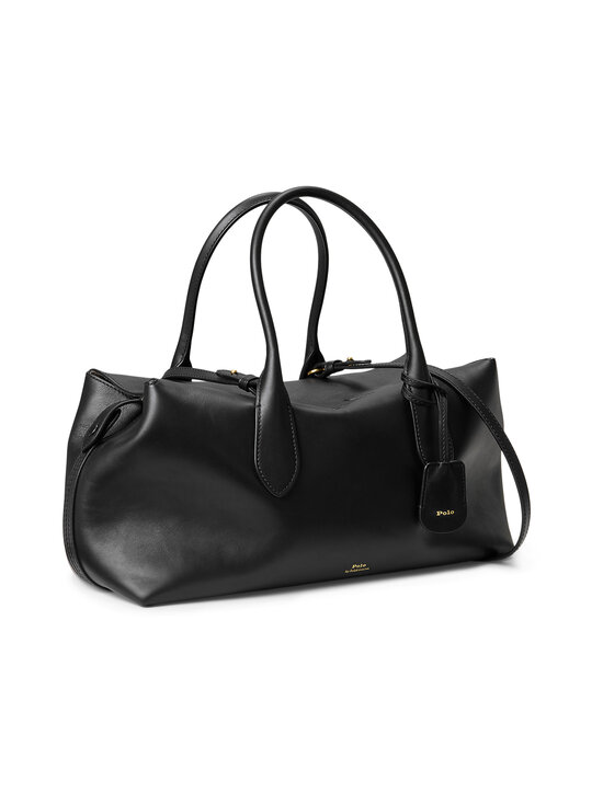 Polo Ralph Lauren - Nahkkott Satchel Medium - BLACK | Stockmann - photo 3