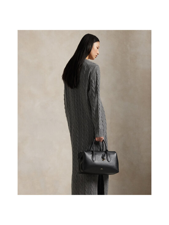 Polo Ralph Lauren - Nahkkott Satchel Medium - BLACK | Stockmann - photo 6