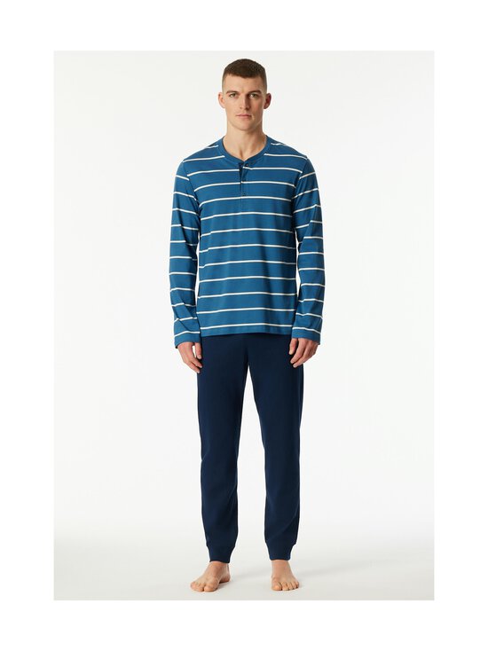 Schiesser - Long-pyjama 2-osainen - 803 DARK BLUE - photo 2 Schiesser - Long-pyjama 2-osainen - 803 DARK BLUE | Stockmann - photo 2