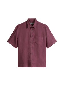 Marc O'Polo - Lühikeste varrukatega triiksärk Kent Collar - 6878 ACAI RED | Stockmann