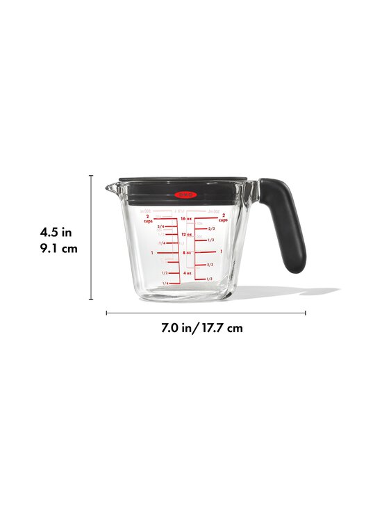 OXO - Klaasist mõõteanum OXO Good Grips 2 0,5 l - CLEAR, BLACK, RED - photo 5 OXO - Klaasist mõõteanum OXO Good Grips 2 0,5 l - CLEAR, BLACK, RED | Stockmann - photo 5