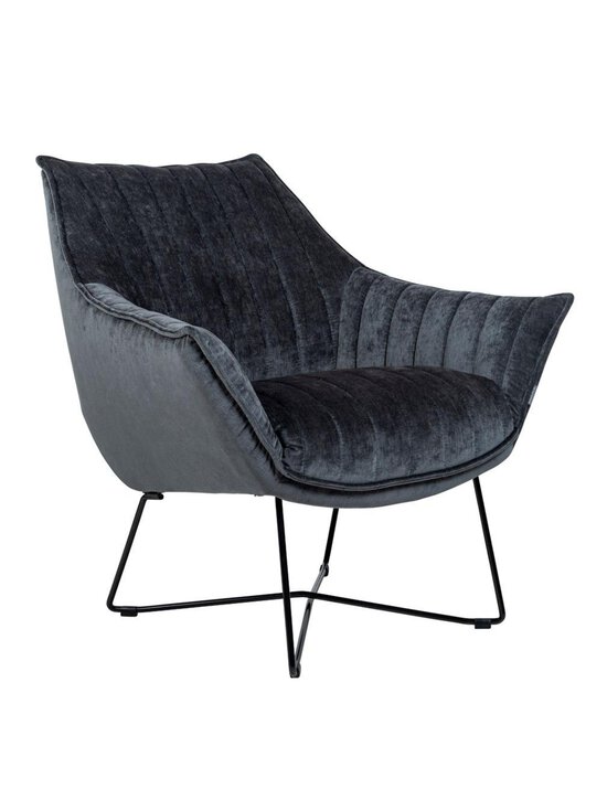 Furninova - Egon-nojatuoli Eros-kangas antracite - GREY | Stockmann - photo 2