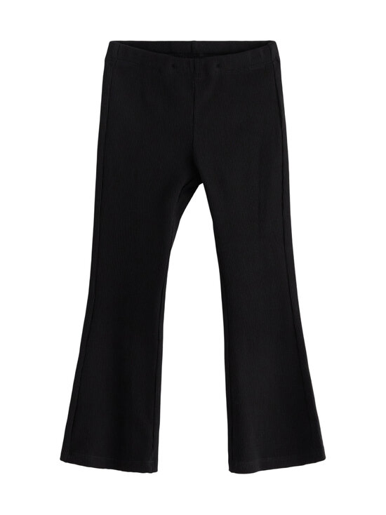 Lindex - Ribbed Flared legingi - 80 BLACK | Stockmann - photo 1