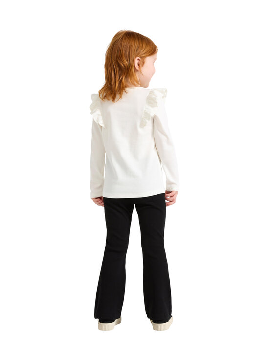 Lindex - Ribbed Flared legingi - 80 BLACK | Stockmann - photo 4