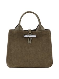 Longchamp - Le Roseau Velvet zamšādas soma - 510 OLIVE Longchamp - Le Roseau Velvet zamšādas soma - 510 OLIVE | Stockmann