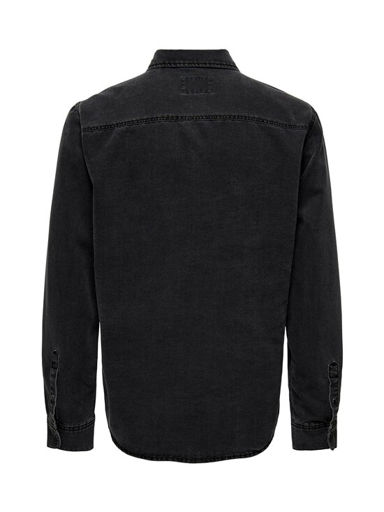 Only & Sons - OnsBane džinsa krekls - DARK GREY DENIM - photo 2 Only & Sons - OnsBane džinsa krekls - DARK GREY DENIM | Stockmann - photo 2