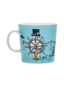 Moomin Arabia - C-muumimuki 0.4 L - BLUE-WHITE | Stockmann