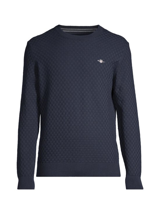 GANT - Kudum Micro Texture C-neck - 433 EVENING BLUE | Stockmann - photo 1
