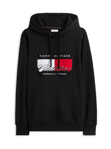 Tommy Hilfiger - Graphic Flag džemperis ar kapuci - BDS BLACK | Stockmann