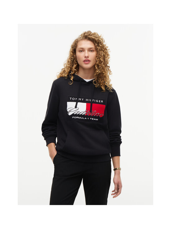 Tommy Hilfiger - Graphic Flag džemperis ar kapuci - BDS BLACK | Stockmann - photo 2
