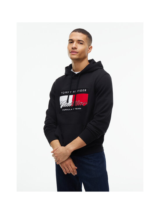 Tommy Hilfiger - Graphic Flag džemperis ar kapuci - BDS BLACK | Stockmann - photo 5