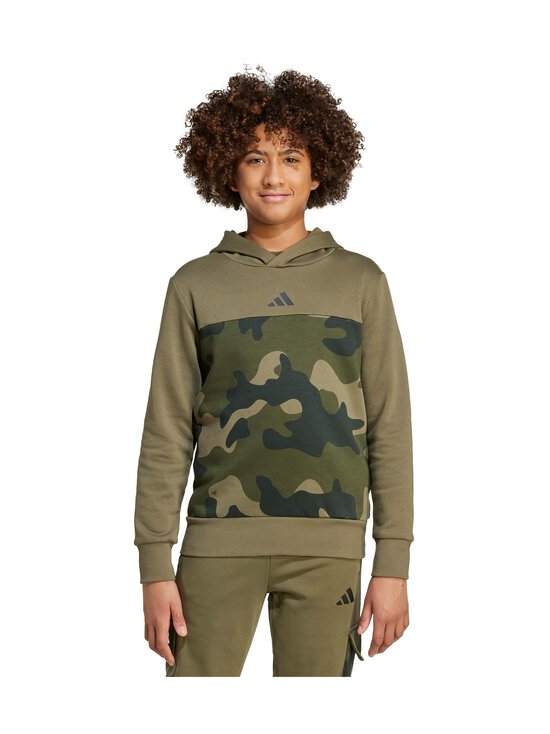 adidas Sportswear - Junior Camo -huppari - JW2467 OLISTR/BLACK - photo 2 adidas Sportswear - Junior Camo -huppari - JW2467 OLISTR/BLACK | Stockmann - photo 2