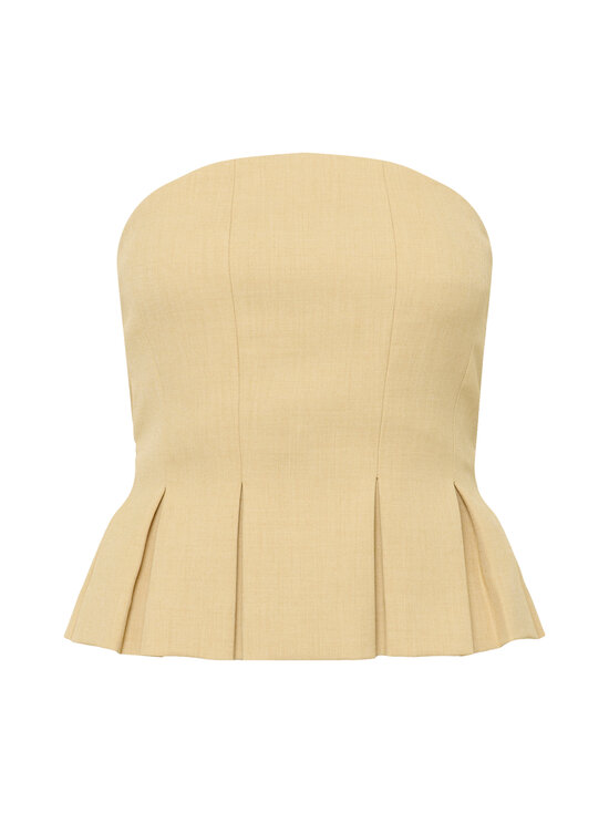 Gestuz - Õlapaelteta topp Gzstacy Corsage - 250 PALE HAY MELANGE | Stockmann - photo 1