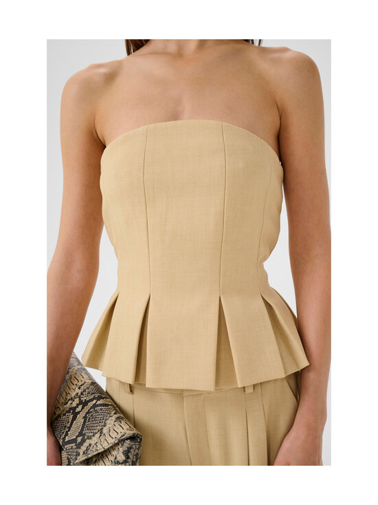 Gestuz - Õlapaelteta topp Gzstacy Corsage - 250 PALE HAY MELANGE | Stockmann - photo 3