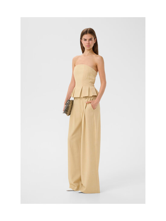 Gestuz - Õlapaelteta topp Gzstacy Corsage - 250 PALE HAY MELANGE | Stockmann - photo 5