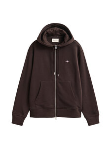 GANT - Shield Zip -huppari - 202 DEEP BROWN | Stockmann