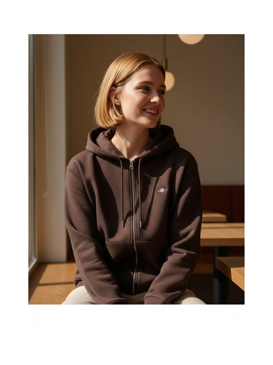 GANT - Shield Zip jaka ar kapuci - 202 DEEP BROWN | Stockmann - photo 2