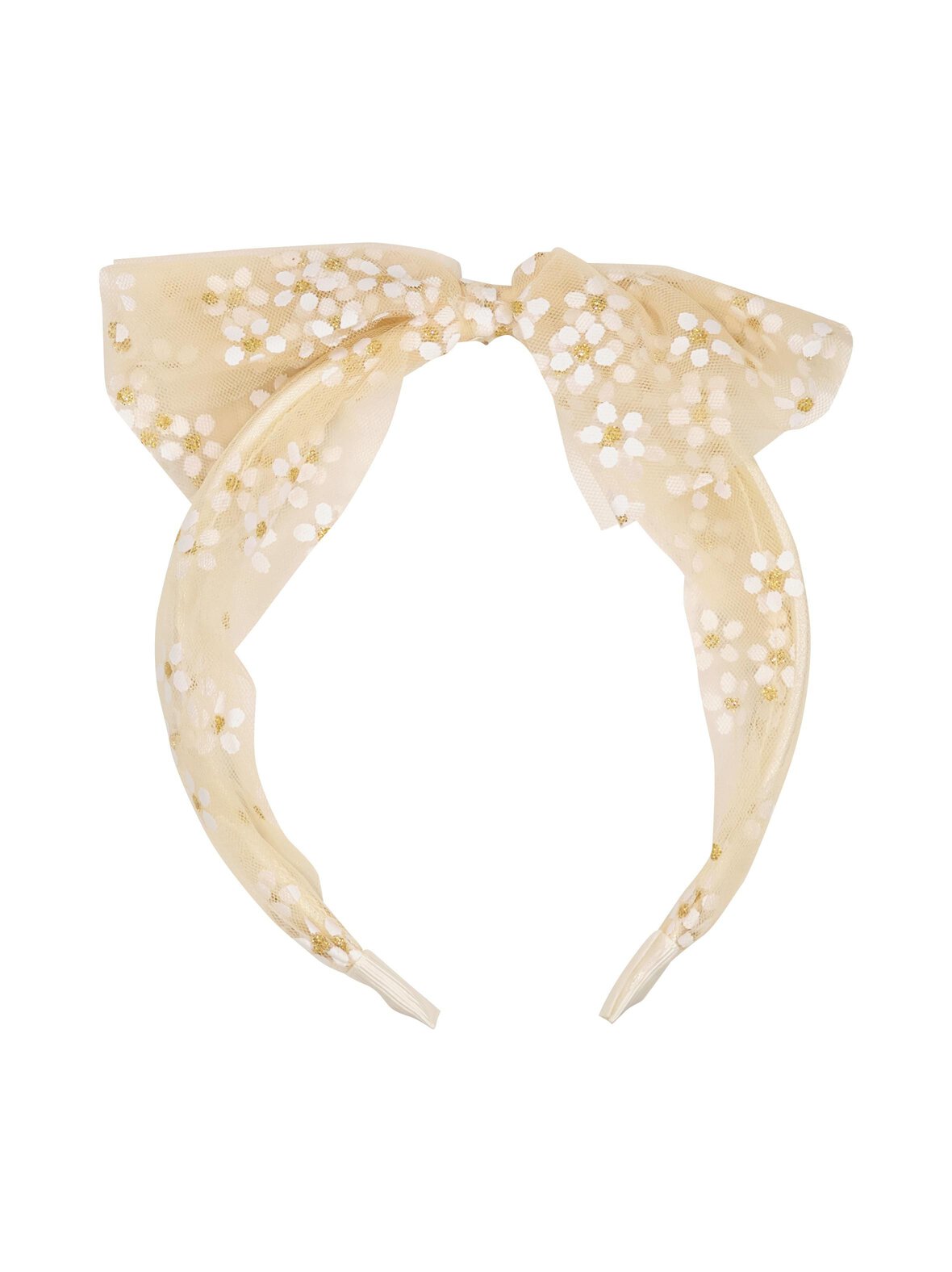 Daisy Tulle Bow -hiuspanta