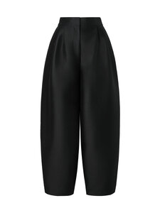 Malina - Smilla Barrel Leg -housut - 10007 BLACK | Stockmann