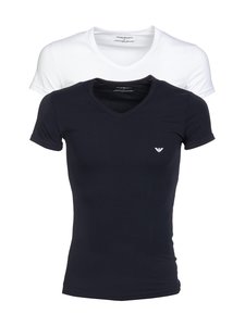 Emporio Armani - T-krekls 2-paku - VALKOINEN/MUSTA Emporio Armani - T-krekls 2-paku - VALKOINEN/MUSTA | Stockmann