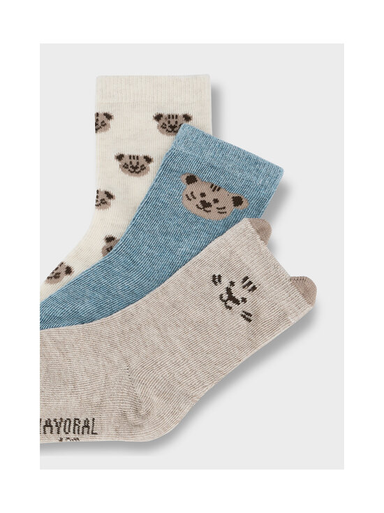 Mayoral - Kuvioidut sukat 3-pack - 83 ARCTICBLUE | Stockmann - photo 2