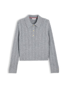 Tommy Hilfiger - Palmikkoes polokudum - P7D MEDIUM GREY HEATHER | Stockmann