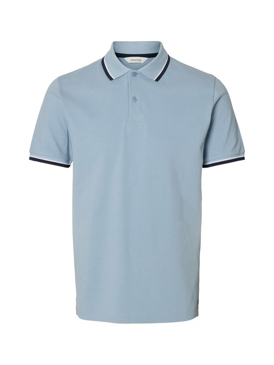 Selected - SlhSlim Atlas Sport Polo polo krekls - DUSTY BLUE DETAIL:NAVY/WHITE | Stockmann - photo 1