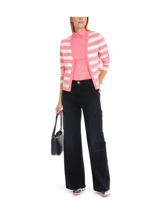 Marc Cain - Neuletakki - 236 DARK ROSE/WHITE - photo 2 Marc Cain - Neuletakki - 236 DARK ROSE/WHITE | Stockmann - photo 2