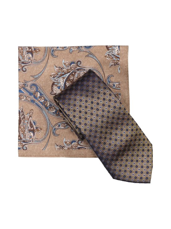 Print & Pocket Square -silkkisolmio ja taskuliina