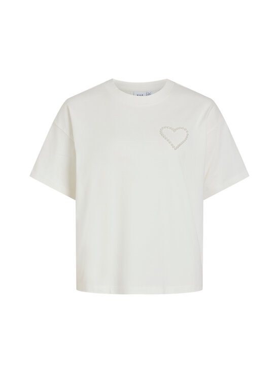 Vila - Vimonie Pearl t-paita - SNOW WHITE | Stockmann - photo 1
