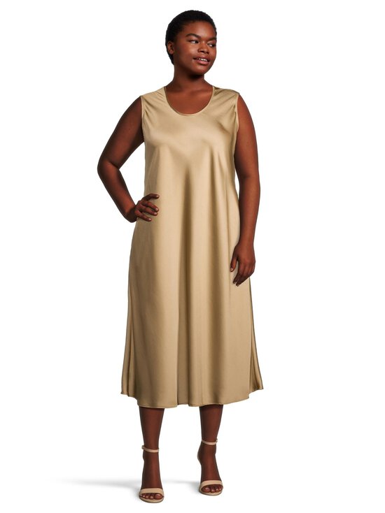 Marina Rinaldi - Ettore Satin -mekko - 006 CAMMELLO | Stockmann - photo 2