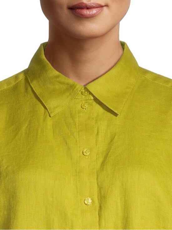ESSENTIALS by Stockmann - Madeline lina blūze - LIME GREEN | Stockmann - photo 4