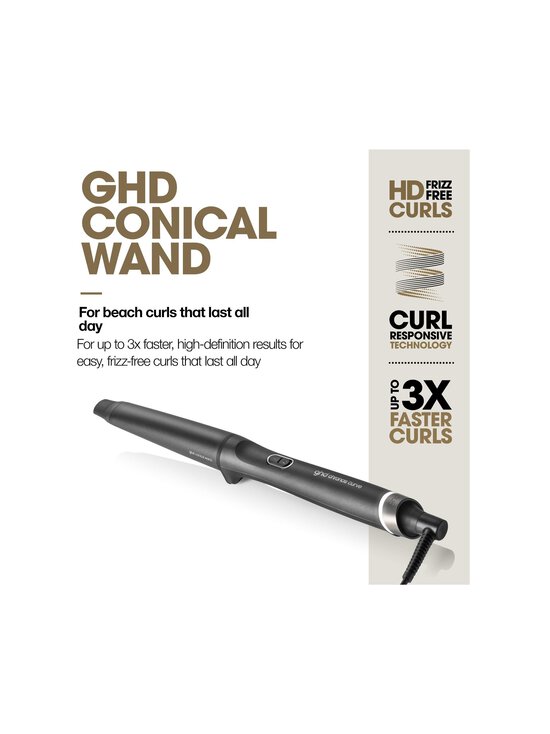 GHD - Chronos Curve Conical Wand -kiharrin - BLACK - photo 3 GHD - Chronos Curve Conical Wand -kiharrin - BLACK | Stockmann - photo 3