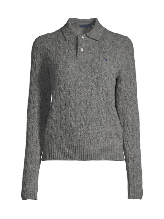 Polo Ralph Lauren - Sweater Pullover -palmikkoneule - FLANNEL GREY HEATHER | Stockmann - photo 1