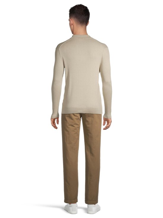 Sunspel - Cotton Silk Rib Polo -neule - BROWN | Stockmann - photo 3