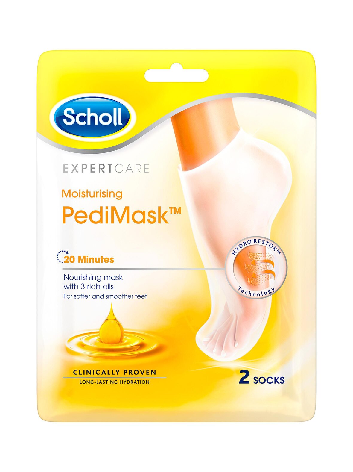 Moisturising Triple Oil Foot Mask -jalkanaamio