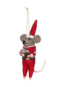 Pentik - Hannu Mouse -joulukuusenkoriste - RED | Stockmann