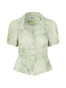 Baum und Pferdgarten - Macaia-pusero - C5048 DISTORTED GREEN FLOWER | Stockmann