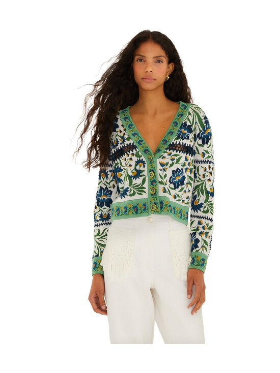 Farm Rio - Manoela-neuletakki - 26060 MANOELA OFF-WHITE | Stockmann - photo 1