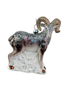 Shishi - Glass Ram -joulukoriste - SILVER | Stockmann