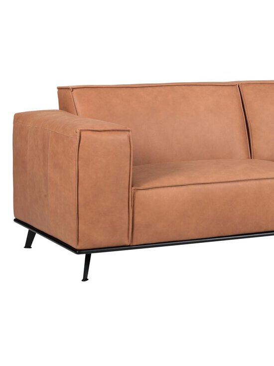 Furninova - Piemonte-sohva Bergamo Nature -nahka konjakki L 230 cm - BROWN | Stockmann - photo 4