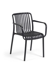 Kave Home - Isabellini-tuoli musta muovi - BLACK | Stockmann
