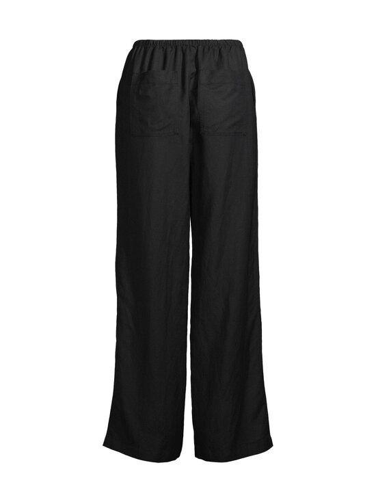 NOOM - Amelie Wide Leg -pellavasekoitehousut - BLACK | Stockmann - photo 2