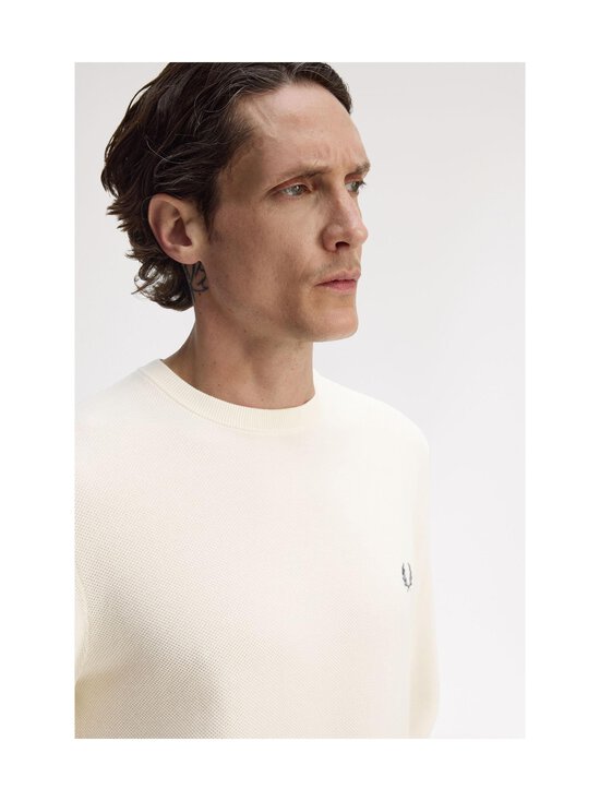 Fred Perry - Pique Stitch Jumper -paita - 560 ECRU | Stockmann - photo 6