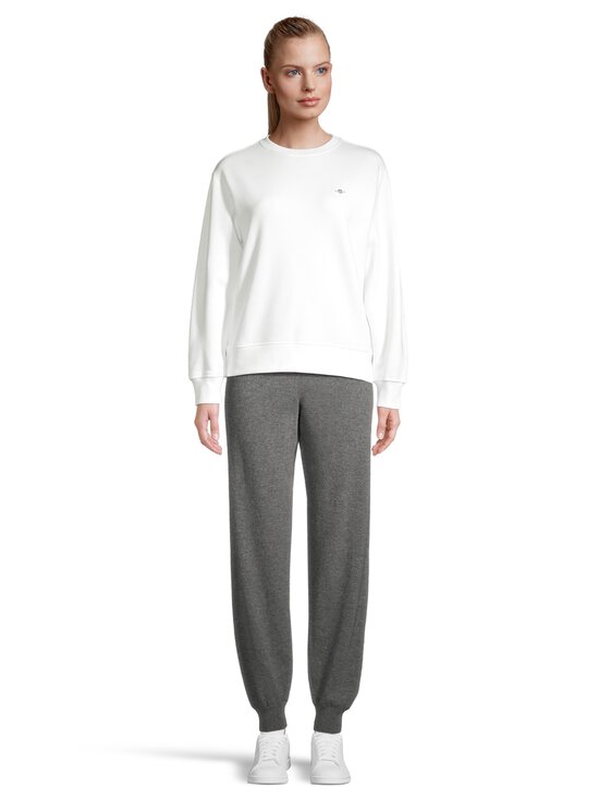 GANT - Püksid Superfine Lambswool - 90 CHARCOAL MELANGE | Stockmann - photo 3