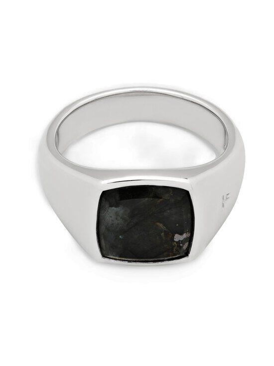 TOM WOOD - Sõrmus Kay Black Larvikite - SILVER | Stockmann - photo 1